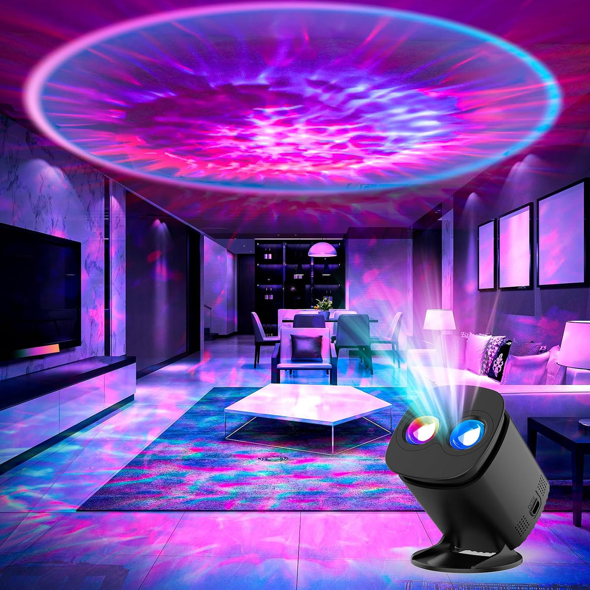 Galaxy Projector for Bedroom, Ceiling Night Light for Kids, Room Decor Gift