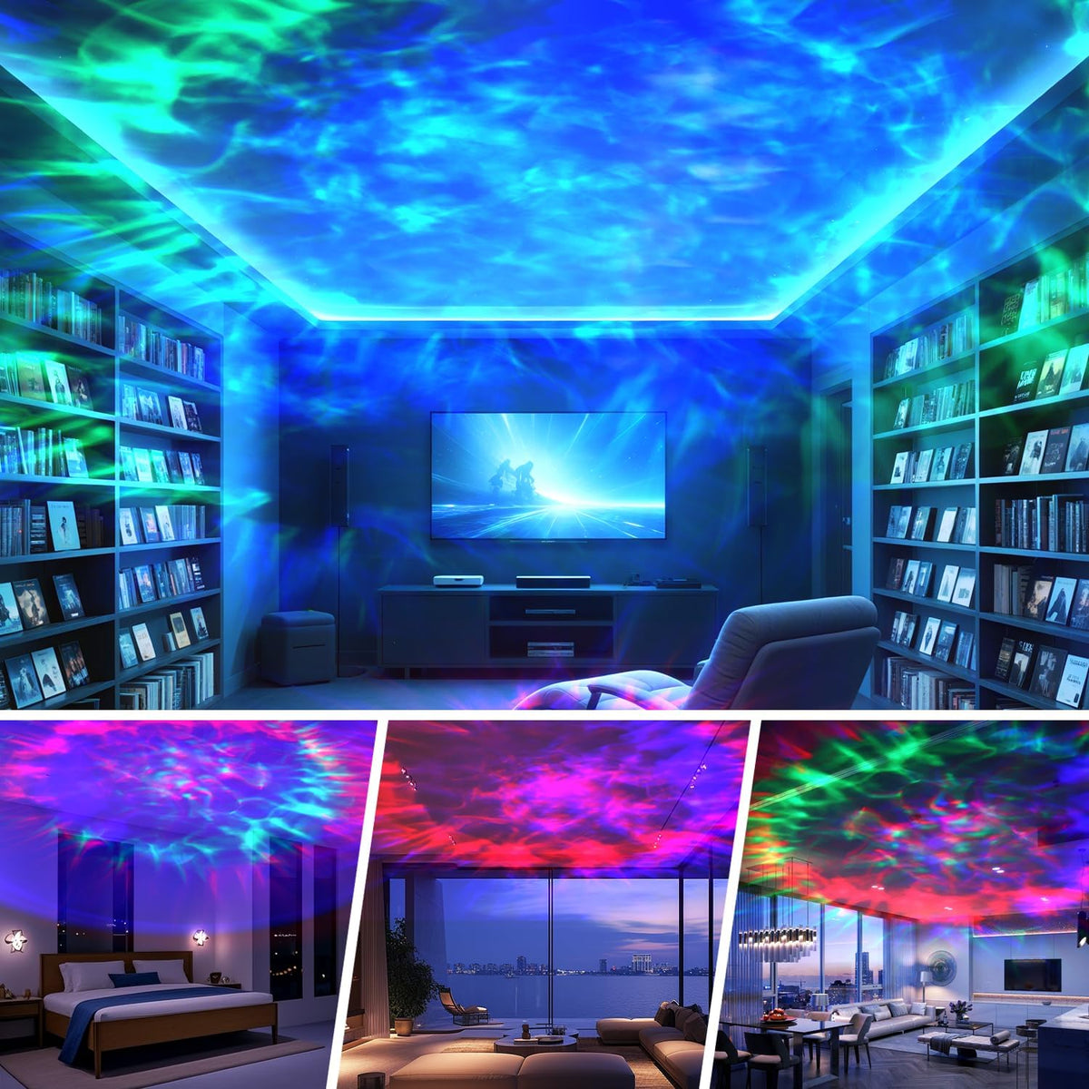 Galaxy Projector for Bedroom, Ceiling Night Light for Kids, Room Decor Gift