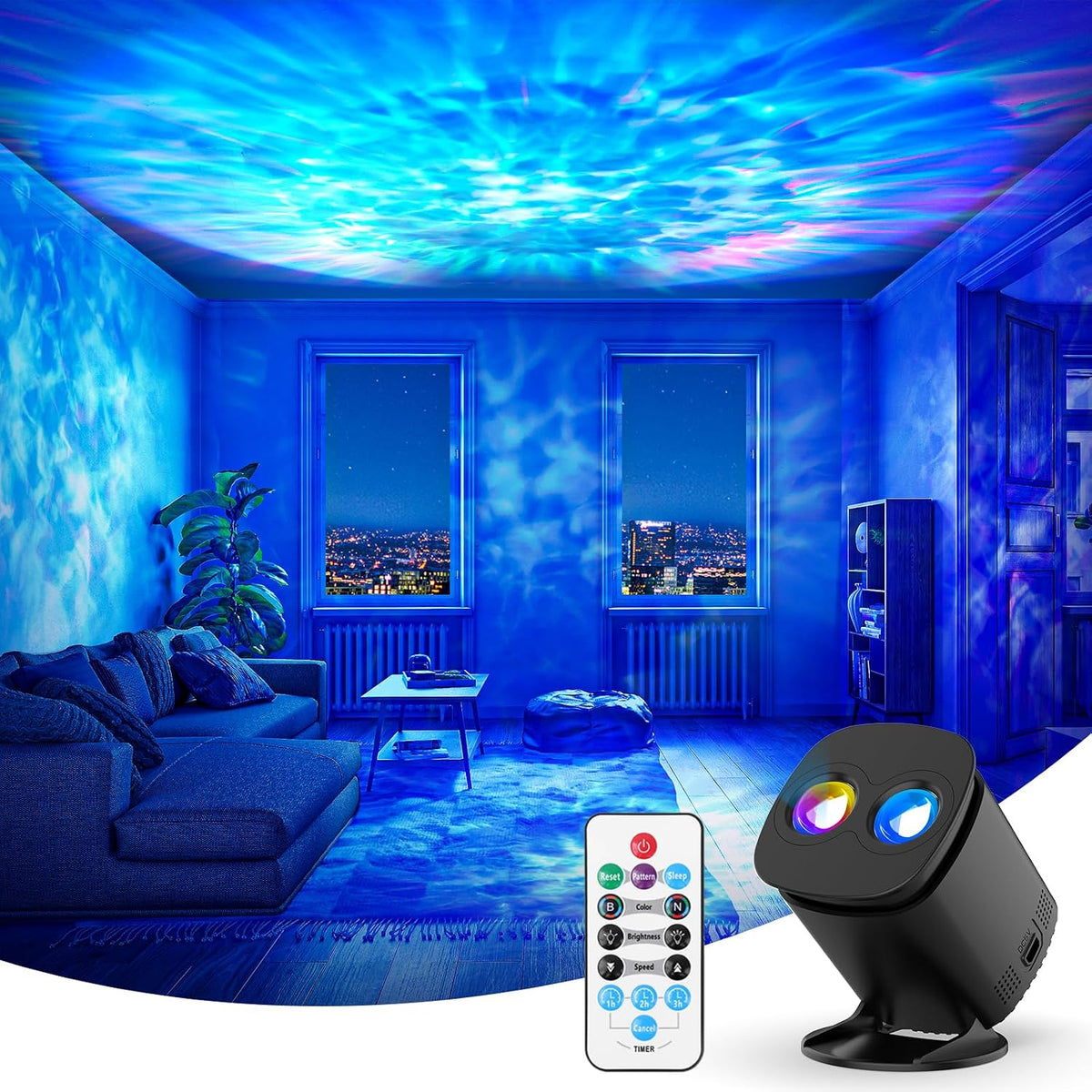 Galaxy Projector for Bedroom, Ceiling Night Light for Kids, Room Decor Gift